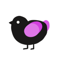 (unnamed), a sable and orchid chicken