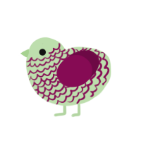 (unnamed), a gluppy and wine chicken with a lace pattern