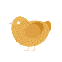 Nectar, a honey and orange chicken with a lace pattern