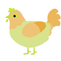 (unnamed), a lemon and honey chicken with a head pattern