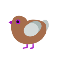 (unnamed), a brown and silver chicken