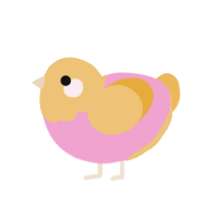 (unnamed), a pink and honey chicken with a head pattern
