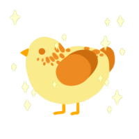 orange blossom, a silver and brown chicken with a neck-speckle pattern