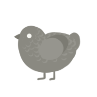 (unnamed), a ash chicken with a half-lace pattern