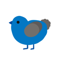(unnamed), a sapphire and grey chicken