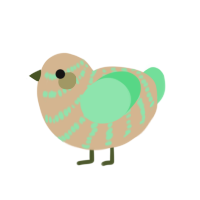 (unnamed), a beige and spring chicken with a bar pattern