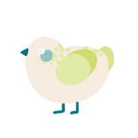 (unnamed), a cream and lemon chicken with a neck-speckle pattern