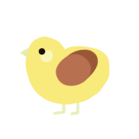 Kiwi, a yellow and russet chicken