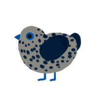 (unnamed), a ash and tumblr chicken with a speckle pattern