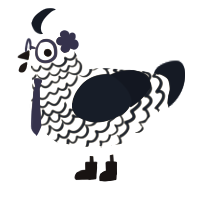 employment, a cream and tumblr chicken with a lace pattern
