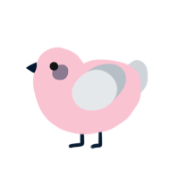 (unnamed), a rose and mist chicken