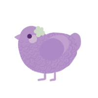 forbidden olive, a olive chicken with a double-lace pattern