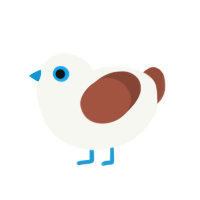 (unnamed), a white and russet chicken