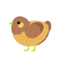 (unnamed), a honey and brown chicken with a head pattern