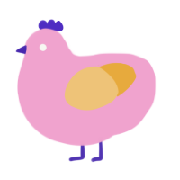 (unnamed), a pink and honey chicken