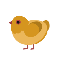 (unnamed), a honey and ochre chicken with a head pattern