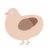 nipple, a pink and red chicken