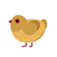 (unnamed), a honey and gold chicken with a head pattern