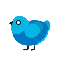 (unnamed), a sapphire and cerulean chicken with a head pattern