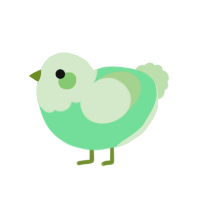 (unnamed), a spring and gluppy chicken with a head pattern