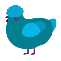 (unnamed), a sea and cerulean chicken