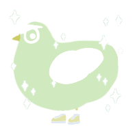 A gluppy and white chicken