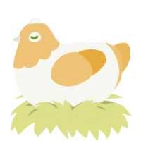 peaches and cream, a white and honey chicken with a head pattern