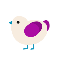(unnamed), a cream and plum chicken