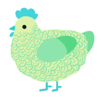 (unnamed), a apple and spring chicken with a double-lace pattern