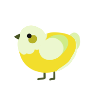 (unnamed), a yellow and apple chicken with a head pattern
