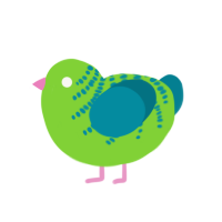 (unnamed), a grass and sea chicken with a half-bar pattern