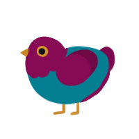 Another Clone, a sea and wine chicken with a head pattern