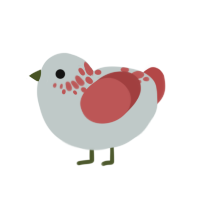 (unnamed), a silver and red chicken with a neck-speckle pattern