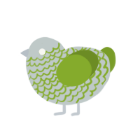 (unnamed), a silver and chartreuse chicken with a lace pattern