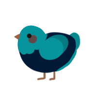 (unnamed), a tumblr and teal chicken with a head pattern