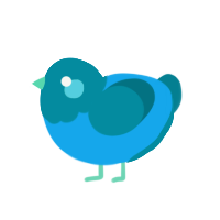 (unnamed), a sky and sea chicken with a head pattern