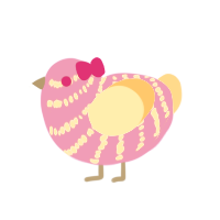 Pink Lemonade, a orchid and honey chicken with a bar pattern