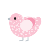 pocket full o posies, a rose chicken with a speckle pattern