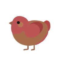 (unnamed), a brown and red chicken with a head pattern