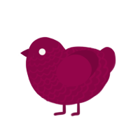 xxx maroon, a maroon chicken with a lace pattern
