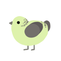 TreeFive, a apple and grey chicken with a neck-band pattern
