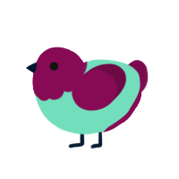 (unnamed), a mint and wine chicken with a head pattern