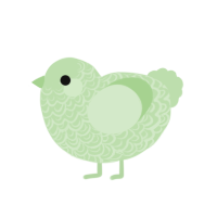 (unnamed), a gluppy chicken with a double-lace pattern