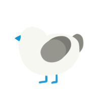 project, a white and ash chicken