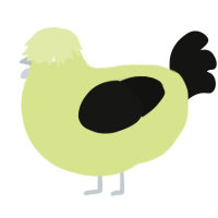 (unnamed), a lemon and black chicken