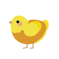 (unnamed), a orange and yellow chicken with a head pattern