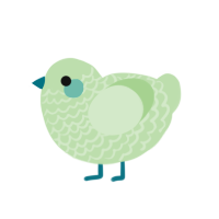 (unnamed), a gluppy chicken with a lace pattern