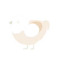 (unnamed), a cream chicken with a head pattern