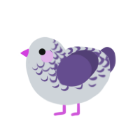(unnamed), a mist and overcast chicken with a half-lace pattern