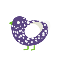 Wolt Fire Emblem, a overcast and white chicken with a speckle pattern